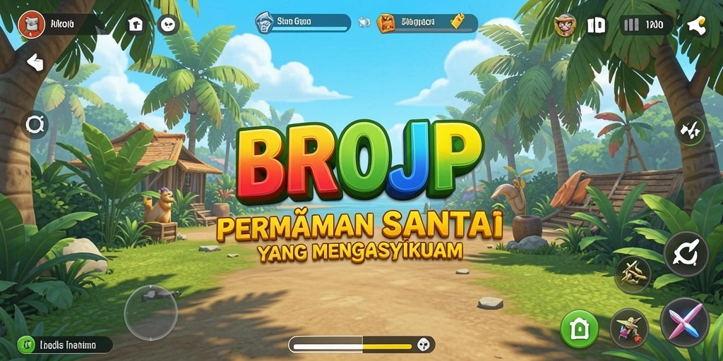 Tampilan menarik dari gameplay BROJP yang menghibur.