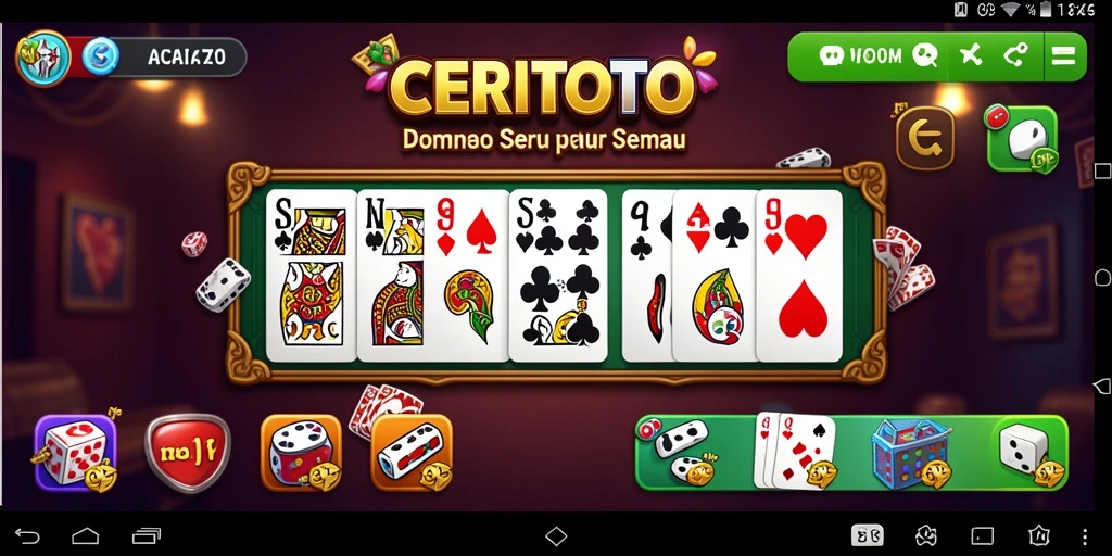 Tampilan menarik dari gameplay CERITOTO yang memukau.