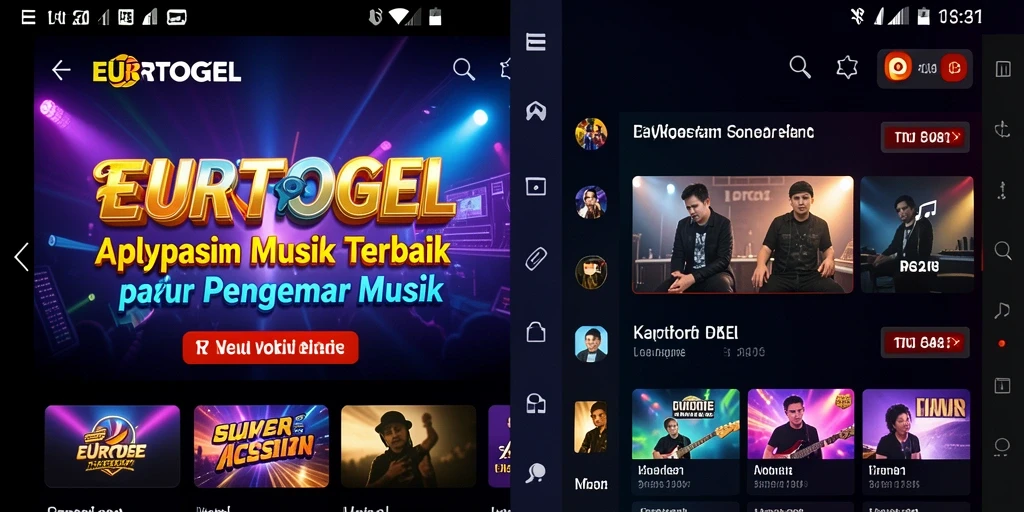 Screenshot dari gameplay EUROTOGEL yang menampilkan pengalaman musik interaktif.