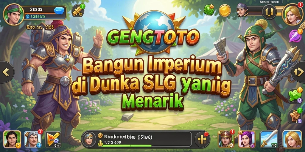 Tampilan aksi seru di GENGTOTO dengan strategi SLG yang menantang.