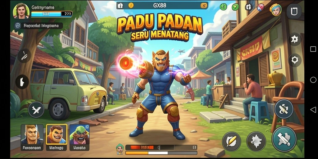 Tampilan gameplay Match-3 seru yang penuh warna dan tantangan.