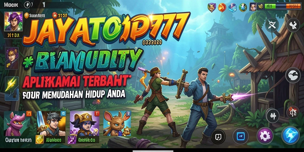 Tampilan antarmuka JAYATOP77 yang intuitif untuk pengelolaan Utility.