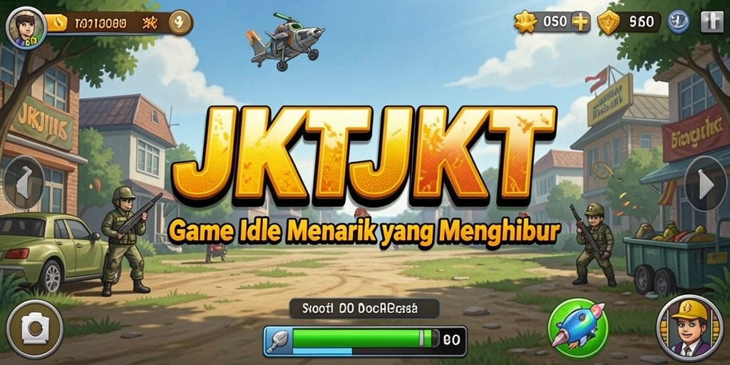 Screenshot utama JKTJKT menampilkan gameplay Idle yang mengasyikkan dan menarik.