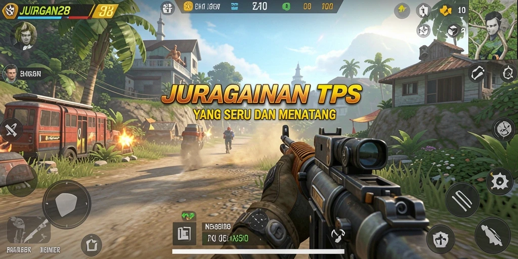 Screenshot gameplay JURAGAN28 menampilkan momen pertempuran seru.