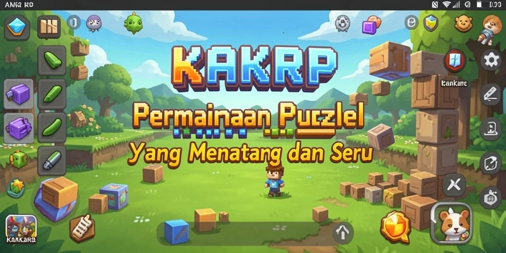 Tampilan gameplay KAKRP yang penuh tantangan dan seru.