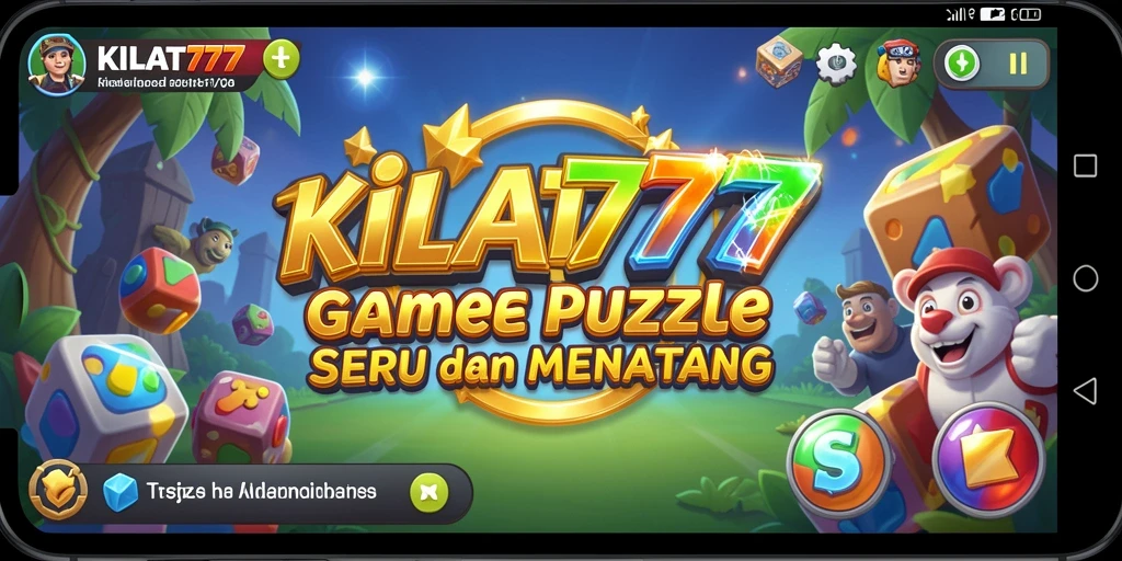 Tampilan gameplay seru KILAT777 dengan tantangan Puzzle.