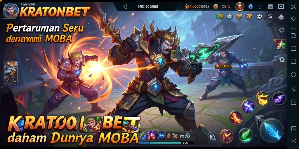 Tangkapan layar gameplay KRATONBET dengan aksi seru dan karakter menarik.