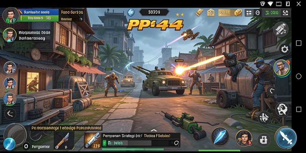 Tampilan screenshot PP444 yang menampilkan gameplay yang penuh strategi.