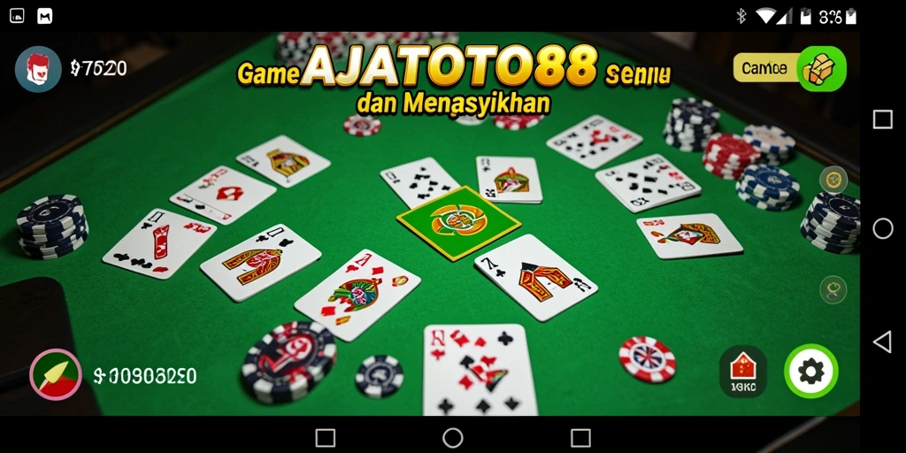 Tampilan gameplay Gaple yang seru di RAJATOTO88.