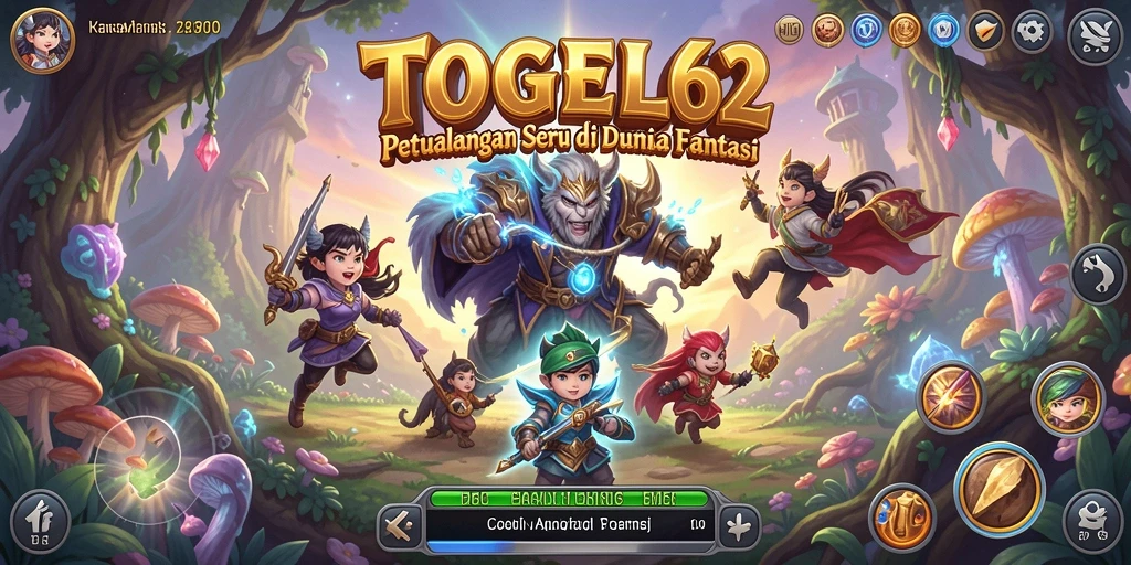 Screenshot gameplay TOGEL62 dengan grafis Adventure yang menawan.