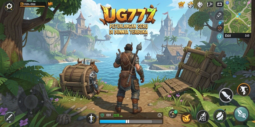 Tangkapan layar gameplay UG777 menampilkan aksi petualangan yang seru.